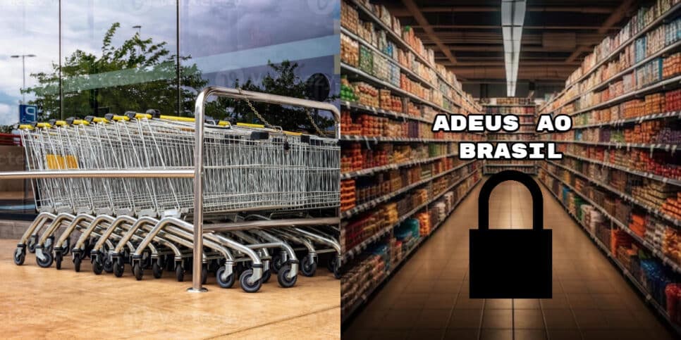Adeus aos clientes: O encerramento oficial de rede de supermercados após 50 anos de atividades no Brasil