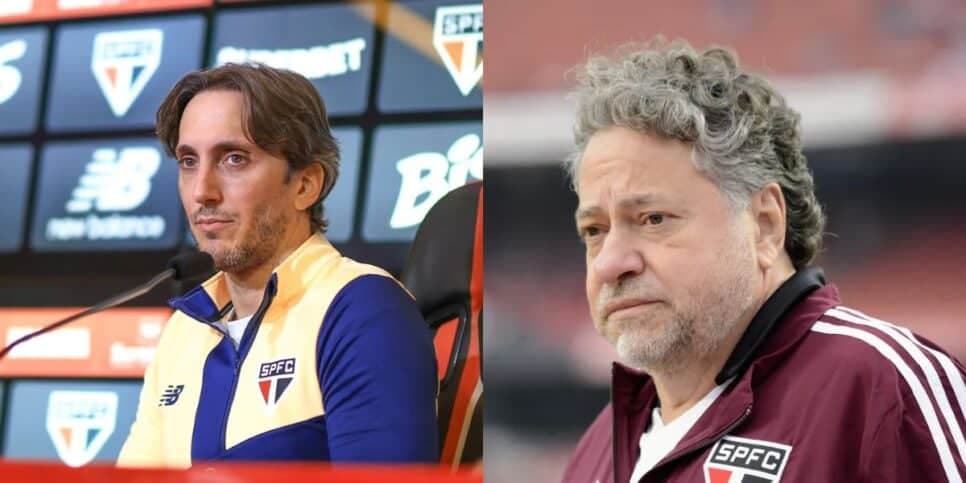 Não tem mais jeito: Zubeldía está fora no São Paulo e notícia obriga Casares a agir às pressas