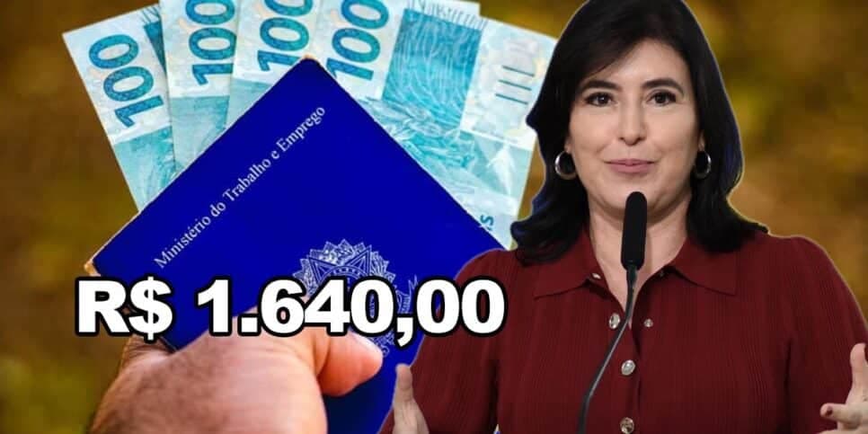 Salário mínimo disparado com R$ 1.640: Nova lei desbanca até Tebet com aumento anunciado a milhões de CLT’s