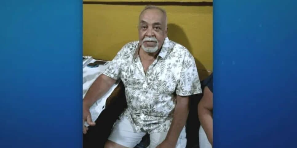 Vítima José Edvaldo Alves dos Anjos, de 77 anos (Reprodução/Band)