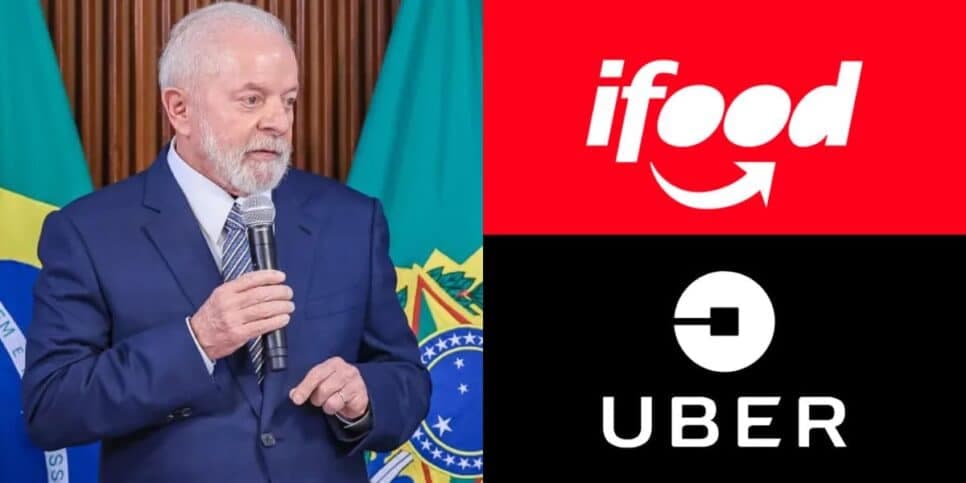 "Vocês acabaram": Nova lei dos apps é anunciada por Lula com decreto que atinge a Uber e traz corte ao Ifood