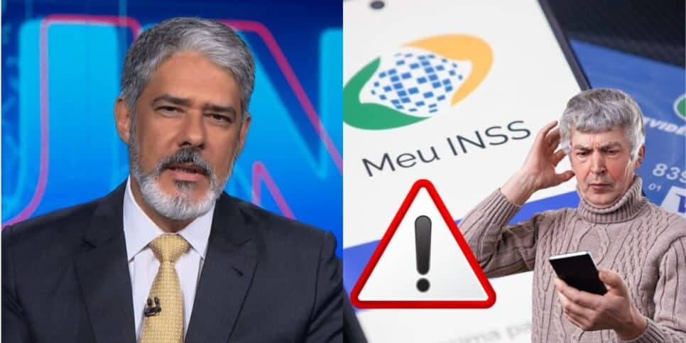 Adeus R$1.412: Bonner paralisa JN com comunicado oficial do INSS que preocupa milhões de beneficiários 60+