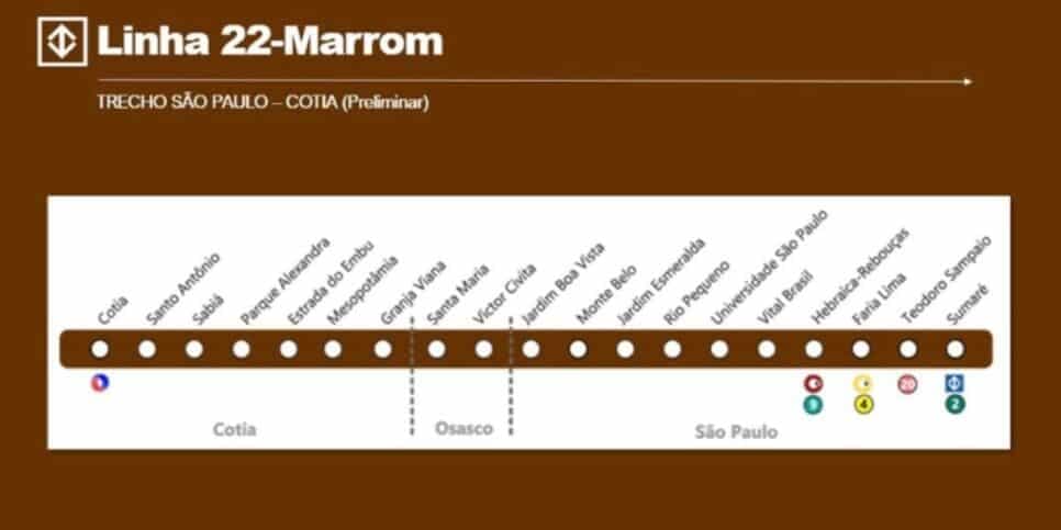 Linha 22-Marrom (Reprodução/Diário do Transporte)