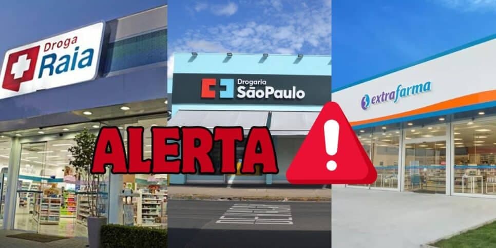 Alerta máximo na Droga Raia, Drogaria SP e Extrafarma: Não compre mais nada em farmácias sem antes saber DISSO