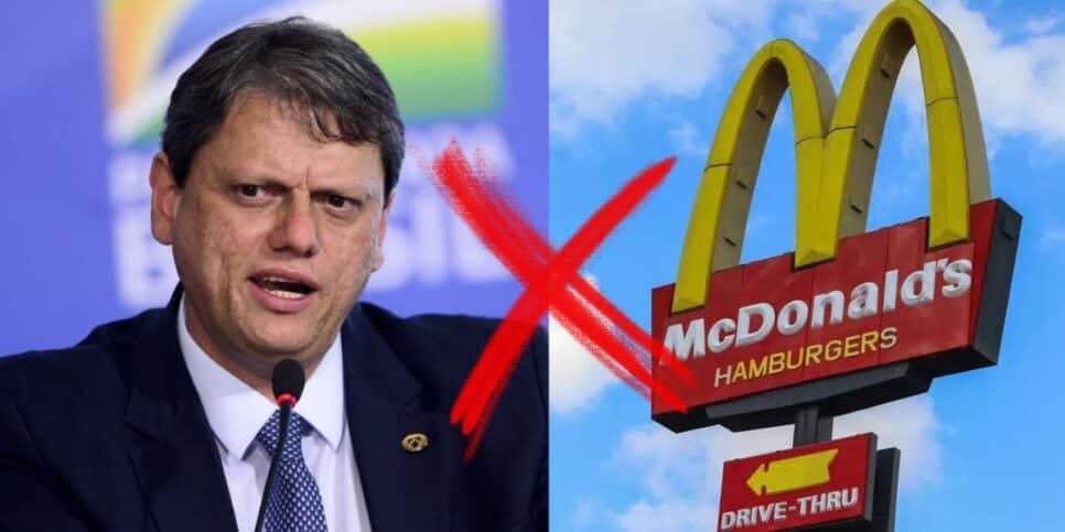 Já pode se despedir: Canetada de Tarcísio chega para demolição vital do Mcdonald's em SP e paulistas choram