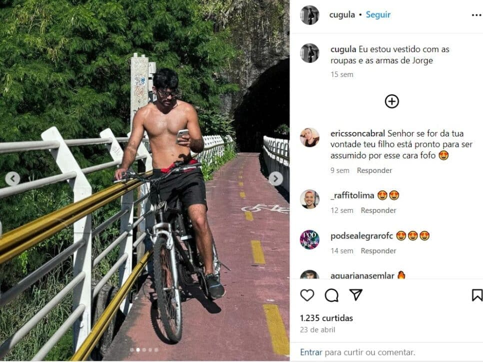 Veja como Victor Cugula está hoje em dia (Foto: Reprodução/Instagram) Veja como Victor Cugula está hoje em dia (Foto: Reprodução/Instagram)