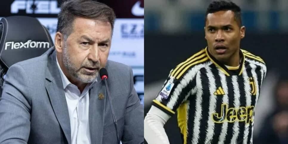 Chapéu HISTÓRICO no São Paulo: Augusto Melo estoura os cofres do Corinthians para assinar com Alex Sandro