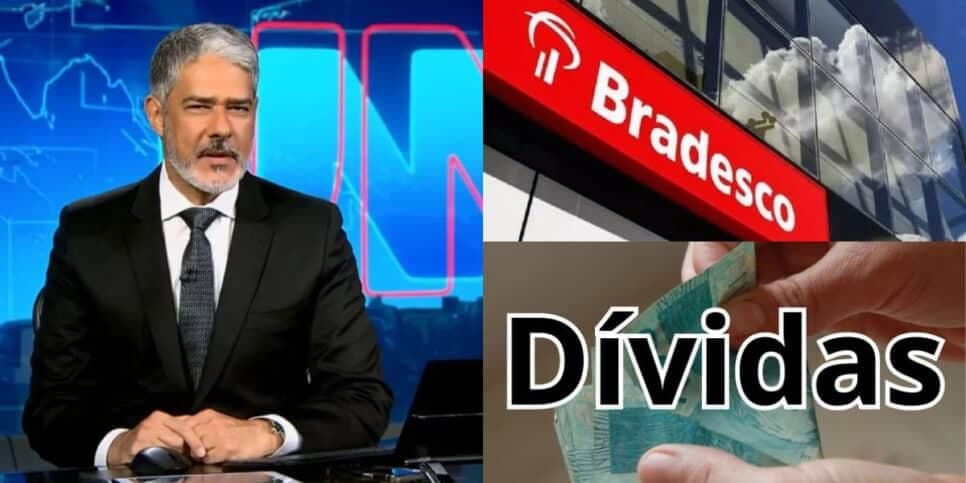 R$5 bi de dívidas no Bradesco: A confirmação de Bonner no JN de luta contra falência de gigante varejista
