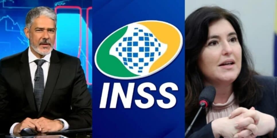 Bonner paralisa JN com lei de Tebet que traz adeus dos R$1.412 a milhares no INSS: “Regras já estão em vigor”