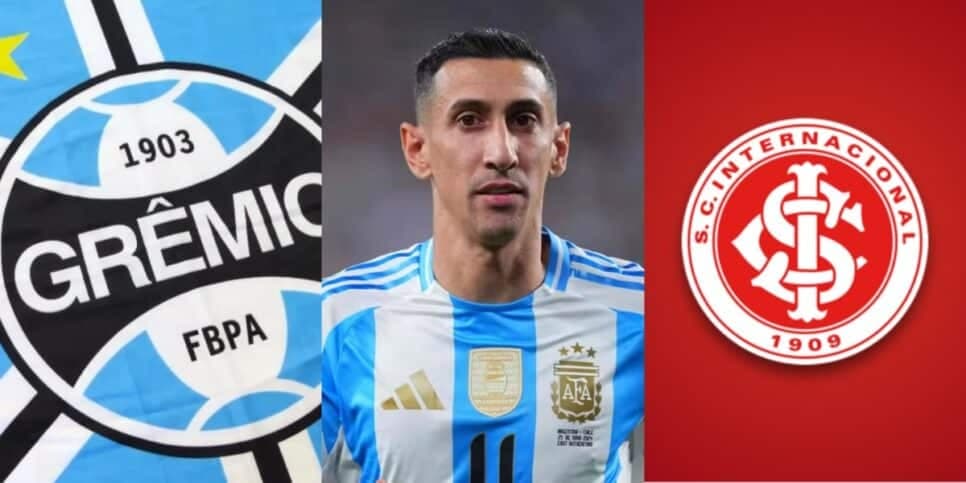 Nova casa aos 36 anos: Gigante dá chapéu no Grêmio e Inter pra garantir Dí Maria como reforço em 2024