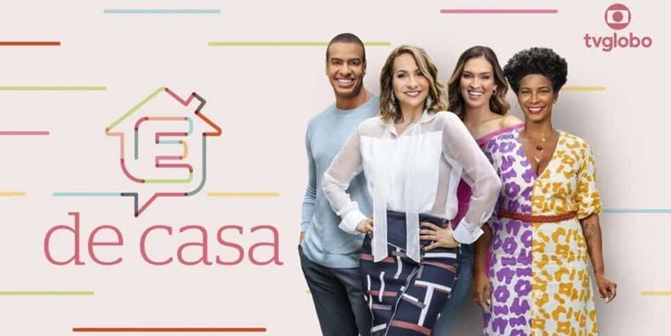 Desde 2022, o É de casa conta com time de apresentadores (Foto: Reprodução/ Divulgação/ TV Globo)