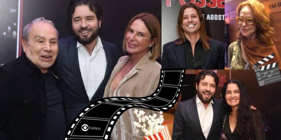 Exclusivo: Stênio Garcia, Dado, Babi Xavier, Patrícia França e +: Famosos prestigiam pré-estreia de filme de Tiago Santiago
