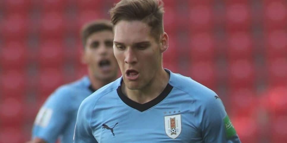 O atacante vê como uma oportunidade de defender a seleção uruguaia (Reprodução: Marian Zubrzycki/imago) O atacante vê como uma oportunidade de defender a seleção uruguaia (Reprodução: Marian Zubrzycki/imago)