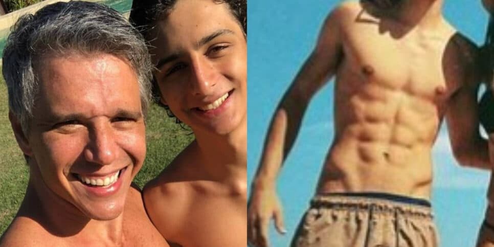 Filho de Márcio Garcia virou um galã de novela, está irreconhecível e fotos provam ser o mais lindo