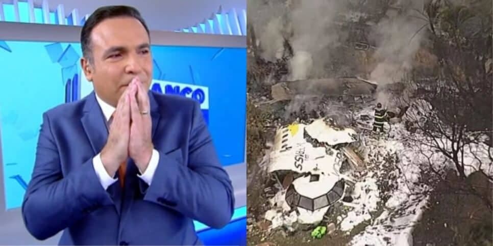 Bomba: Gottino descobre pior notícia na Record e confirma relação com vítima do acidente de avião em SP