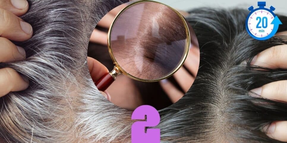 Fim do grisalho em 20 minutos: Mistura com 2 ingredientes deixa o cabelo moreno até a raiz sem tinta