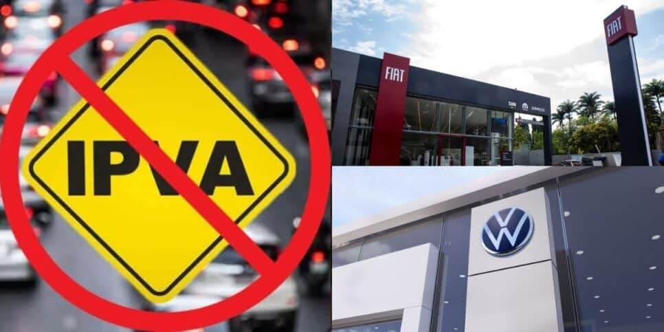 Motoristas vibram hoje (1): Regra do IPVA em vigor e isenção de milhares de carros da Fiat, Volks e +