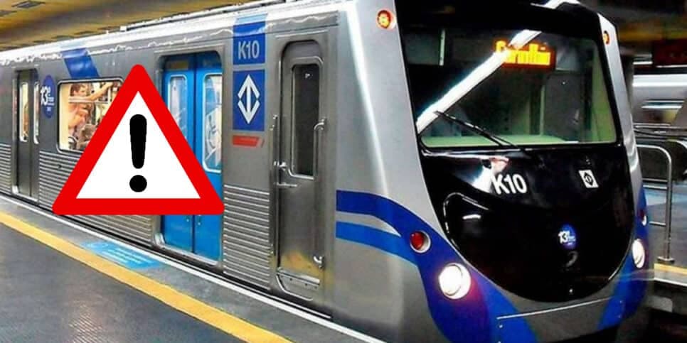 "Fechada": Paralisação total de estação no coração de SP atinge em cheio Metrô popular e comunicado é dado