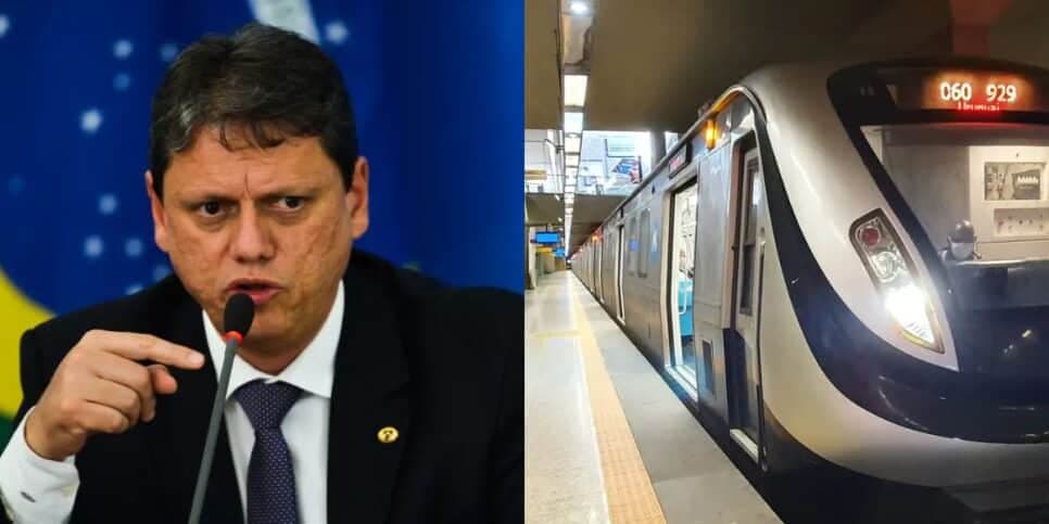 Todas as linhas atingidas: Tarcísio arma fim de uma era no metrô de SP e cai como bomba a paulistas
