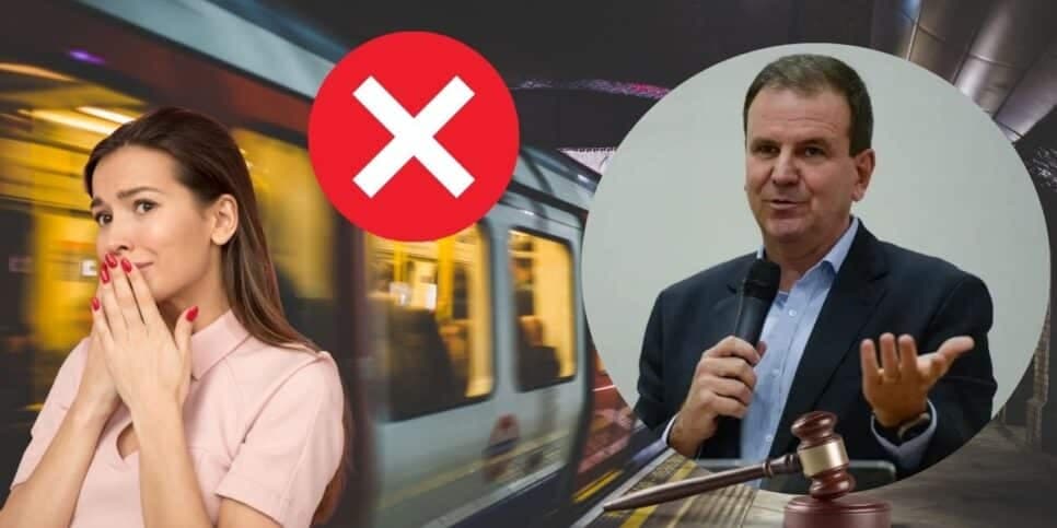 Canetada de Eduardo Paes: Lei em vigor no metrô do RJ traz fim de serviço vital aos cariocas