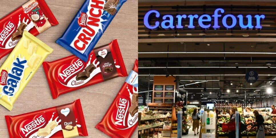 Já pode começar a chorar: Fim de 5 chocolates no Brasil, incluindo Lacta e Nestlé, arrancados do Carrefour e+