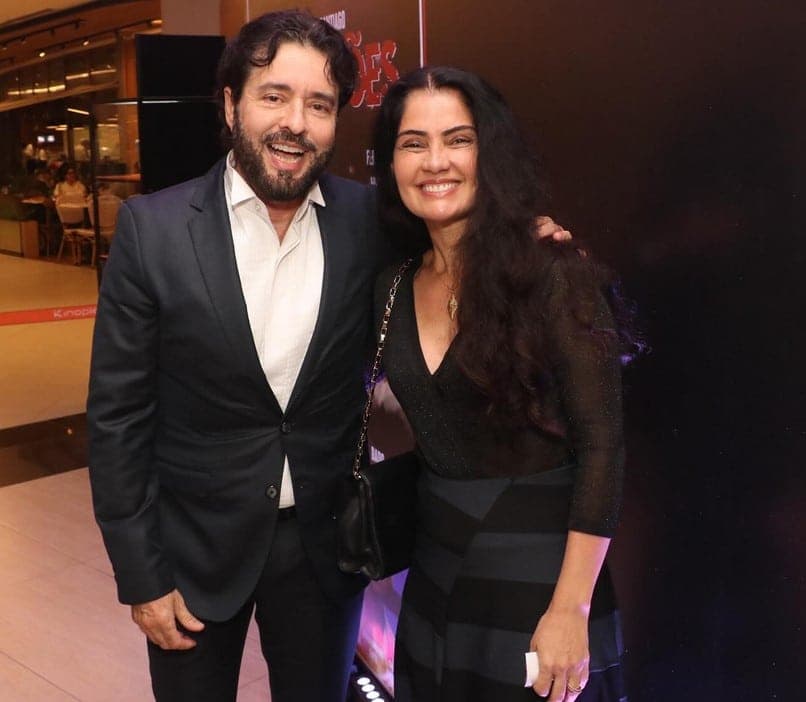 Patrícia França e Tiago Santiago (Foto: Reprodução / Diego Laureano)


