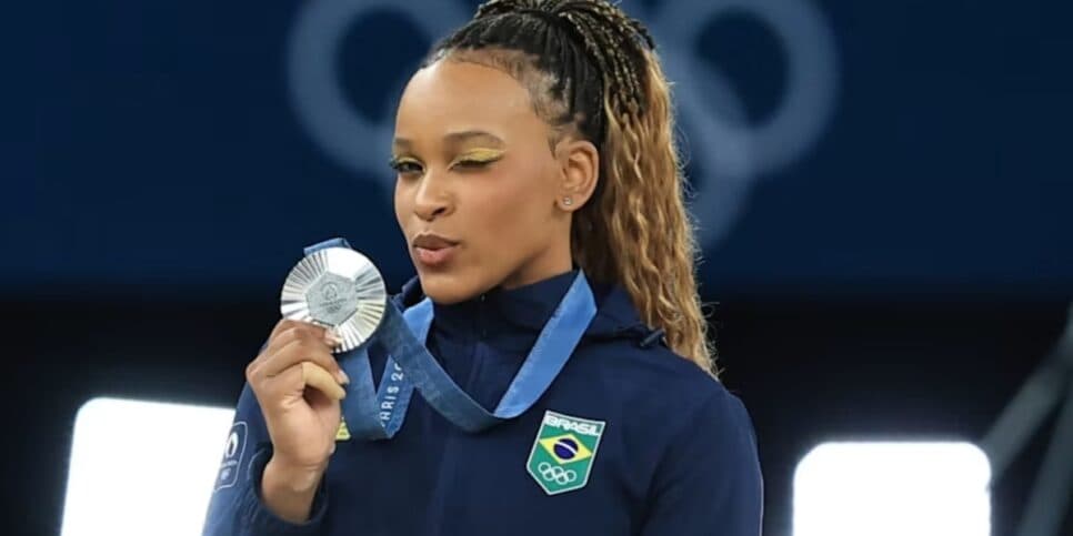 Rebeca Andrade quebra web e repórter da Globo ao expor o que faz antes de competir nas Olimpíadas