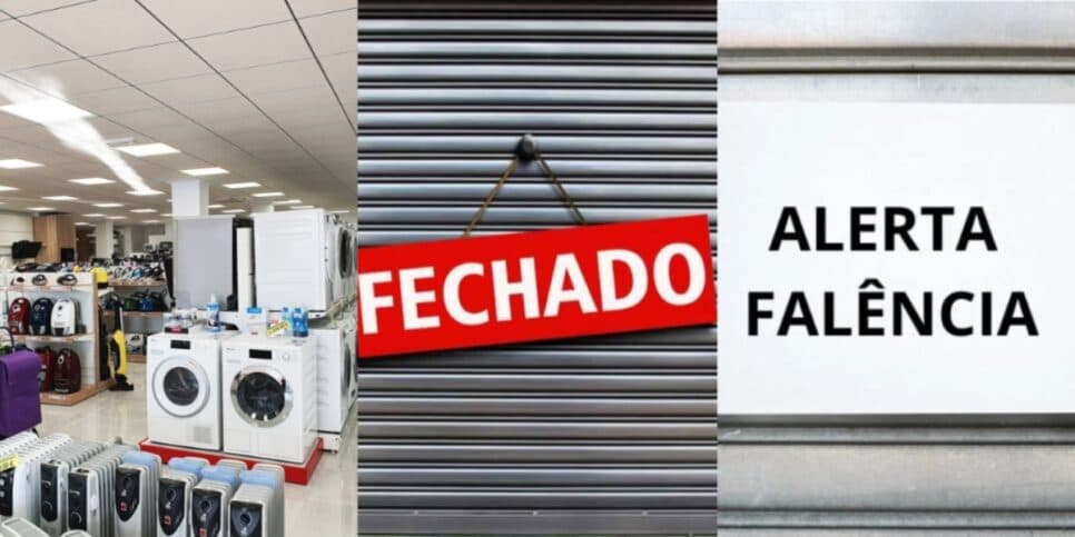 Terror de falência e calote: Rede colossal de eletrodomésticos fecha lojas e deixa funcionários sem pagamentos