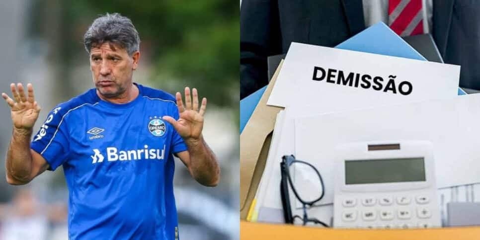 Quentinha com desfecho de demissão de Renato Gaúcho chega voando no Grêmio hoje (26)