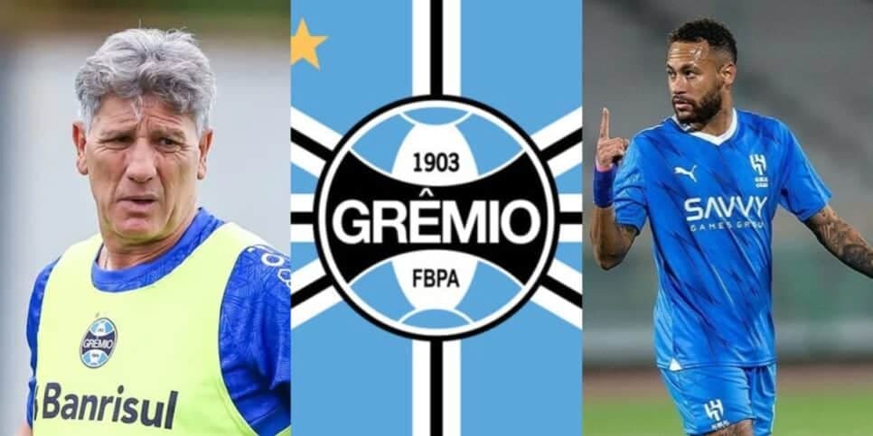 R$ 2M de salário: Renato Gaúcho faz ligação URGENTE no Grêmio por parceiro de Neymar e paralisa o Brasil