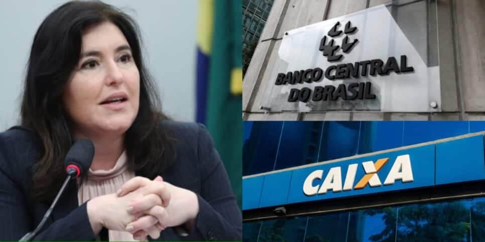 Decreto do Banco Central e nova lei da poupança: 2 canetadas de Tebet atingem em cheio milhões na Caixa