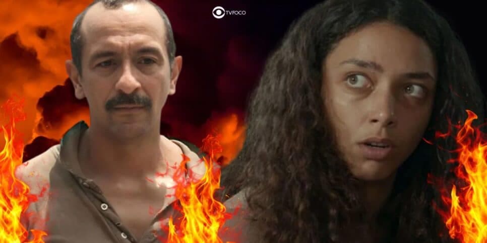 Joana encarna o próprio capeta com morte de diabo e vai ao inferno para buscar Tião em Renascer