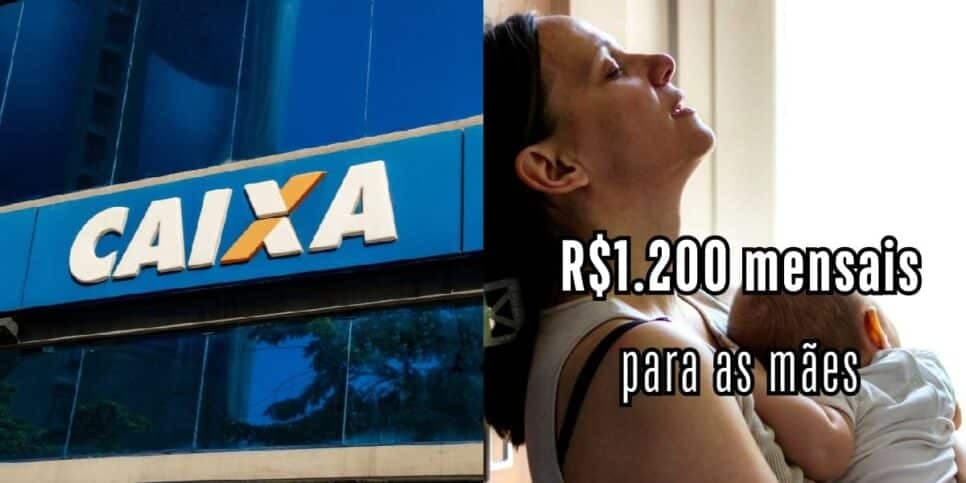 R$ 1.200 todo mês: Nova lei é armada na CAIXA e garante pagamento salvador às mães em 4 passos simples