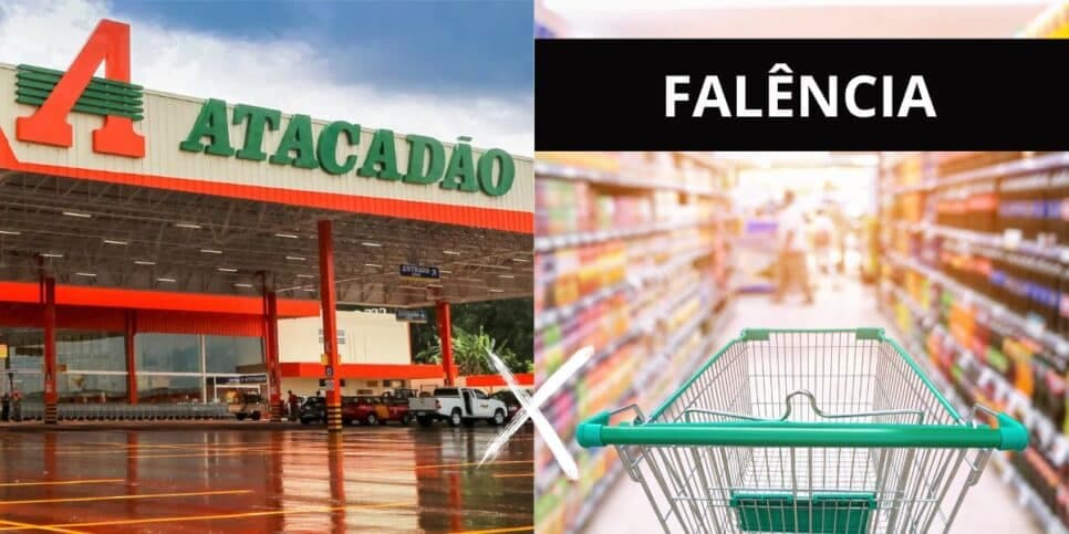 Falência de rede de supermercados tão popular quanto o Atacadão tem bens sendo penhorados em 2024