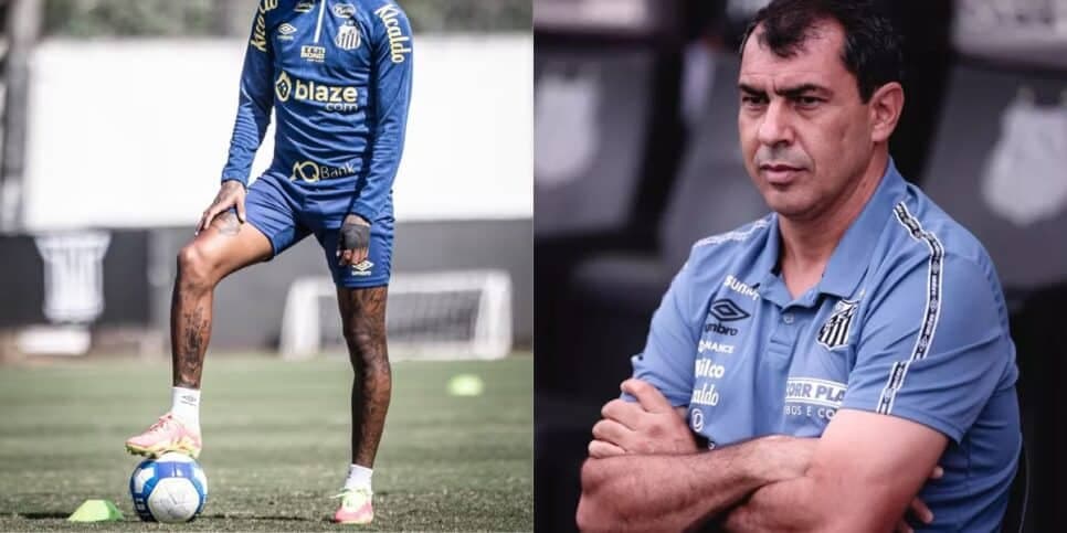 Craque de R$ 6M mal chega e está prestes a dar adeus a Carille no Santos