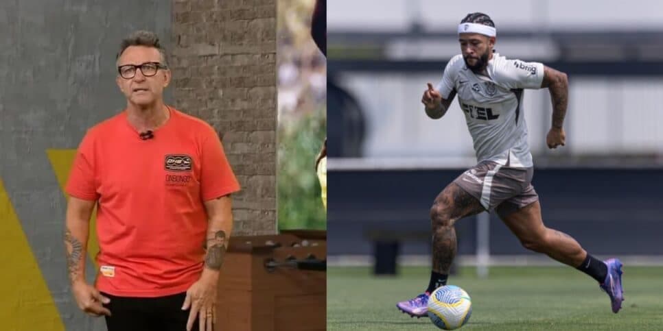 Neto para Os Donos da Bola com reforço de R$9M no Corinthians pra jogar com Depay