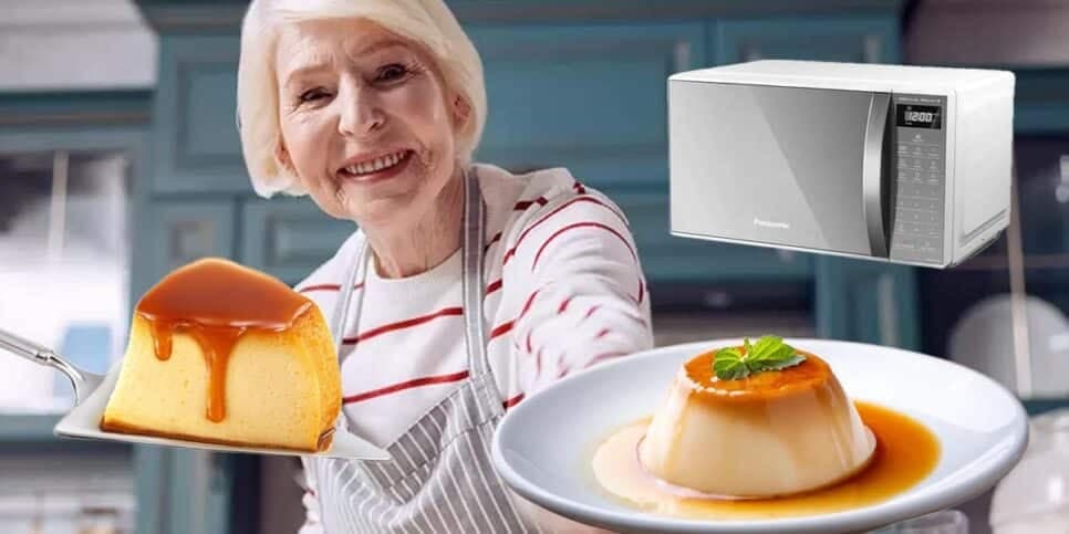 Delícia: Pudim da vovó com 4 ingredientes em 6 minutos no micro-ondas