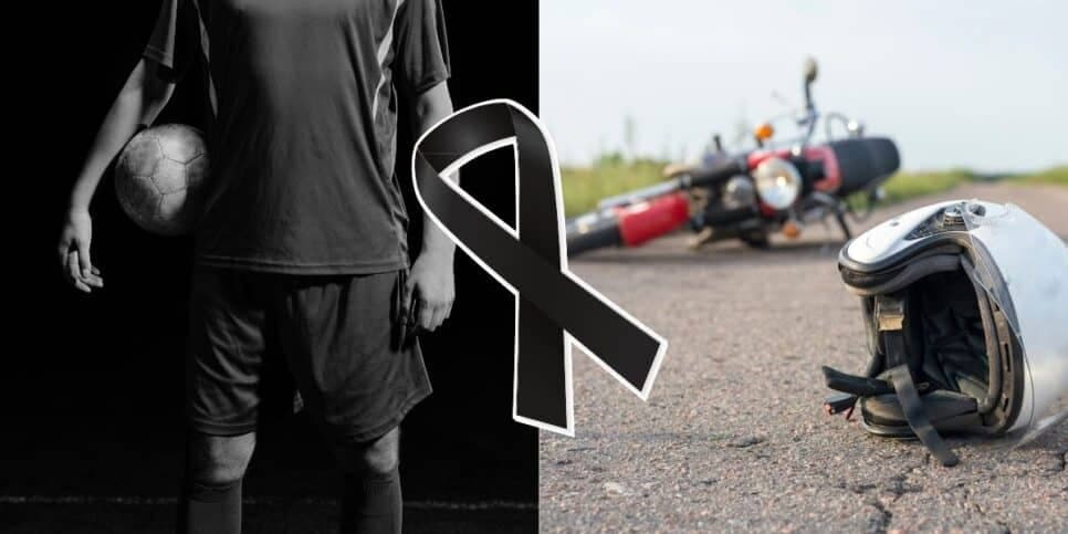 Luto nesta sexta (13): Morte de jogador de futebol é confirmada após sofrer grave acidente de moto