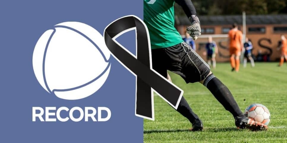 “Morreu”: Record paralisa, confirma perda de jogador ao morrer durante partida de futebol e faz luto reinar