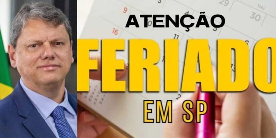 Tarcísio ciente: Feriado é confirmado em plena QUARTA (2/10) em SP a milhares de CLTS