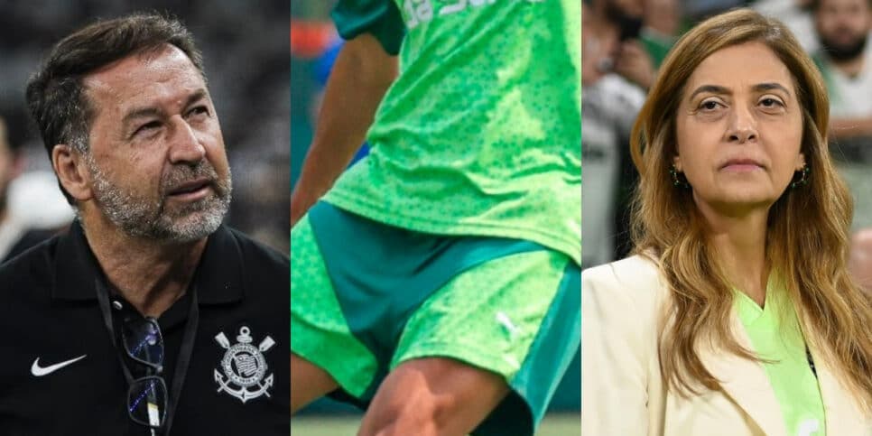 Chapéu em Augusto Melo: Leila Pereira arranca meia das mãos do Corinthians pra reforçar o Palmeiras