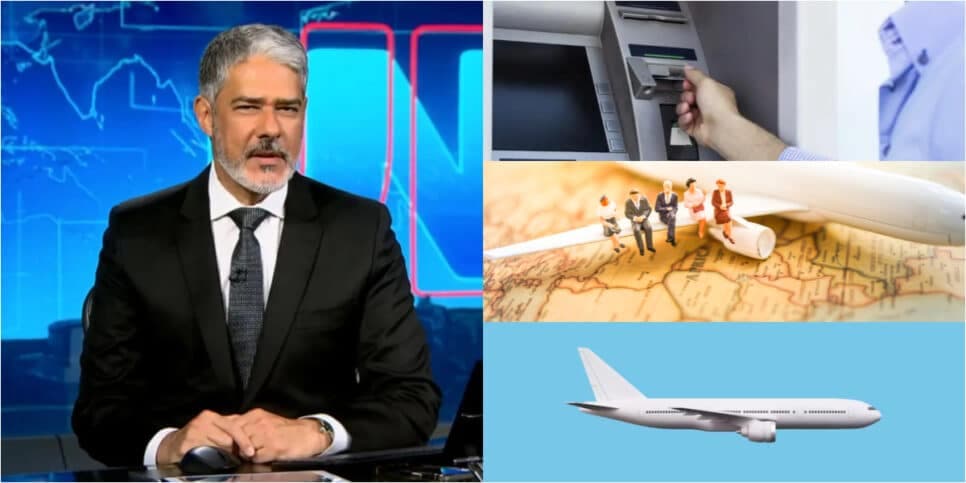 Pode jogar a toalha: Bonner confirma falência de banco, gigante de viagens e companhia aérea no JN