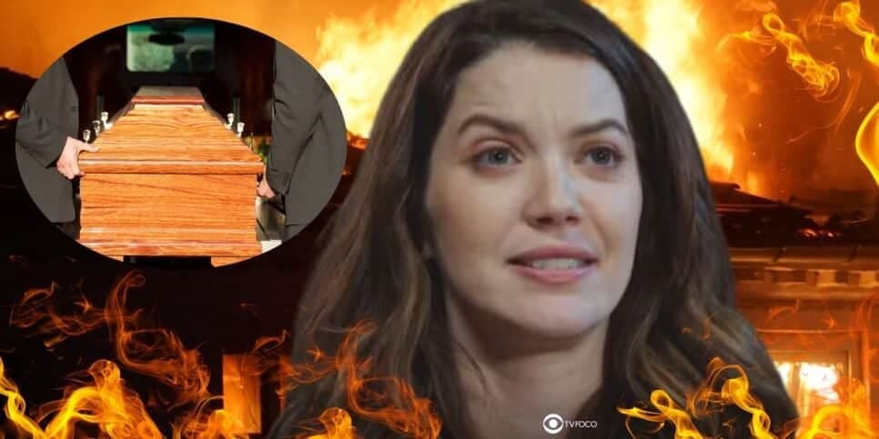 Fim de Família é Tudo vaza com caixão sendo aberto e Vênus em tragédia com incêndio