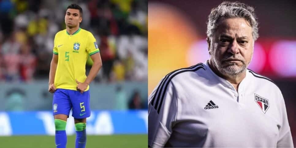 Casares sem chão: Casemiro peita São Paulo para vestir vermelho e preto em 2025