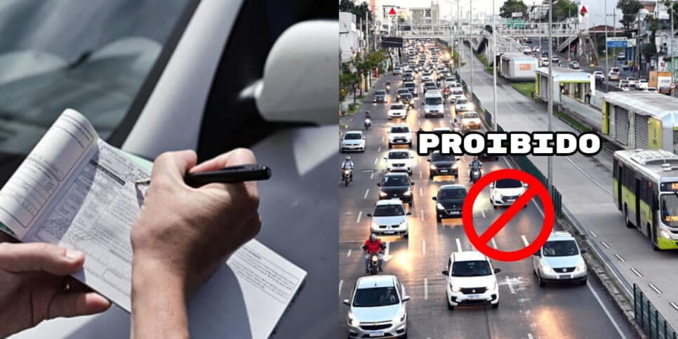 Nova lei de trânsito crava PROIBIÇÃO, apreensão em carros com multa pesada e atinge em cheio os motoristas