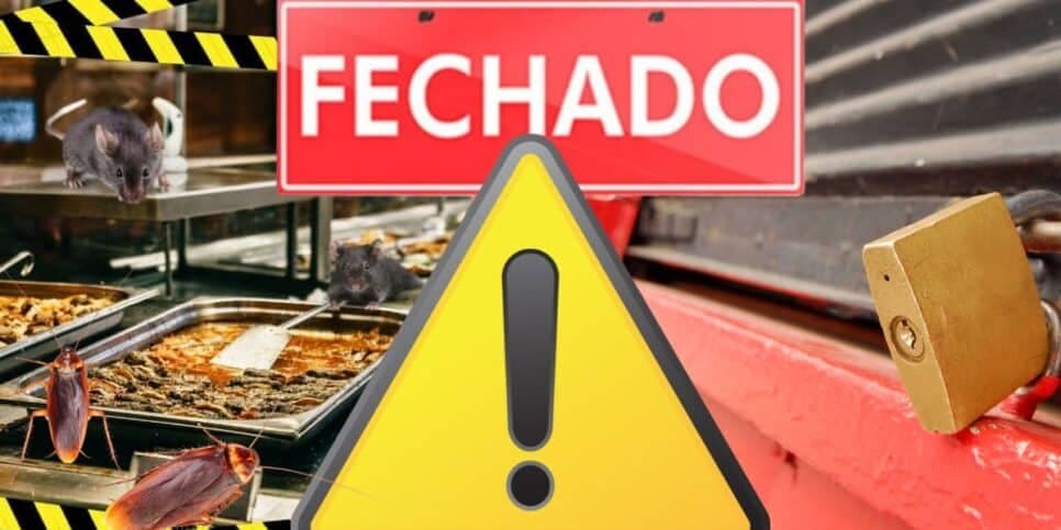 Barata e comida podre: Vigilância faz interdição às pressas contra restaurante popular por flagra de nojeira