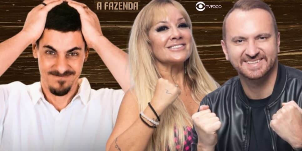 Enquete A Fazenda 16 - Sacha, Vivi e Zé Love estão na roça: Votação mostra rejeição absurda entre rivais