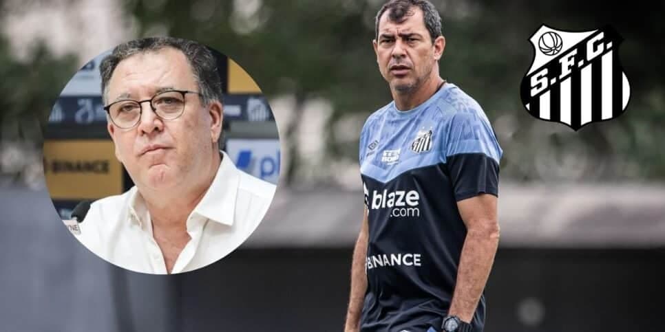 Teixeira bate martelo e define desfecho de demissão de Carille no Santos