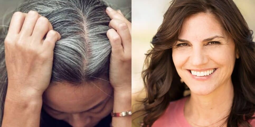 Fim da tinta: 3 ingredientes populares acabam com o cabelo branco e rejuvenescem