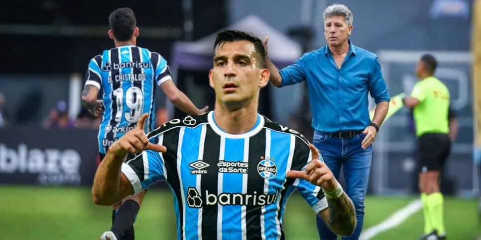 R$61M e adeus a Renato Gaúcho: Time da Série A se arma pra arrancar Cristaldo do Grêmio
